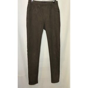 Sanctuary x Anthropologie Brown Moto Style Leggings Pants Women's Size S